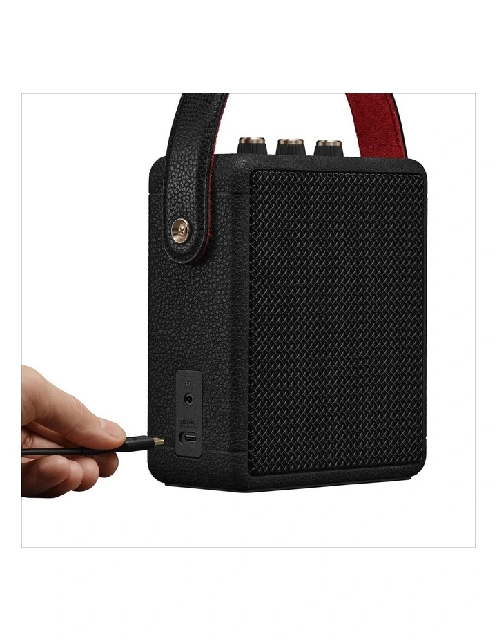 Stockwell III Bluetooth Speaker in Black and Brass 256744 image 5