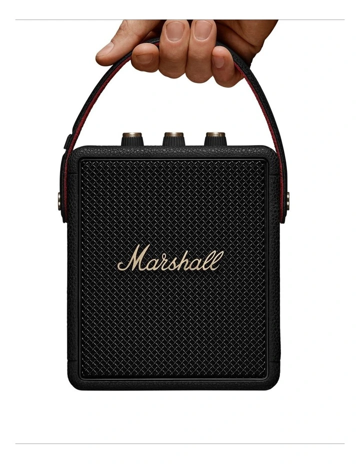 Stockwell III Bluetooth Speaker in Black and Brass 256744 image 7