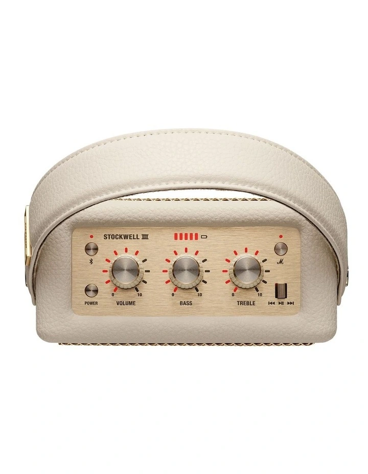 Stockwell III Bluetooth Speaker in Cream 256745 image 3