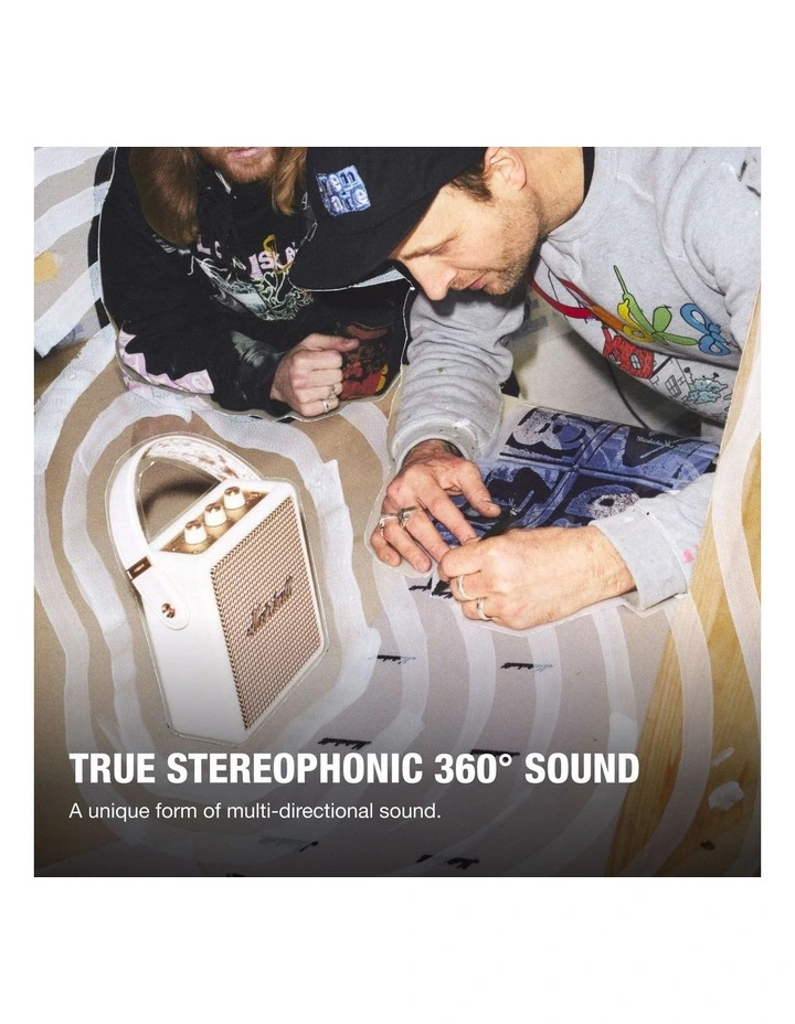 Stockwell III Bluetooth Speaker in Cream 256745 image 4