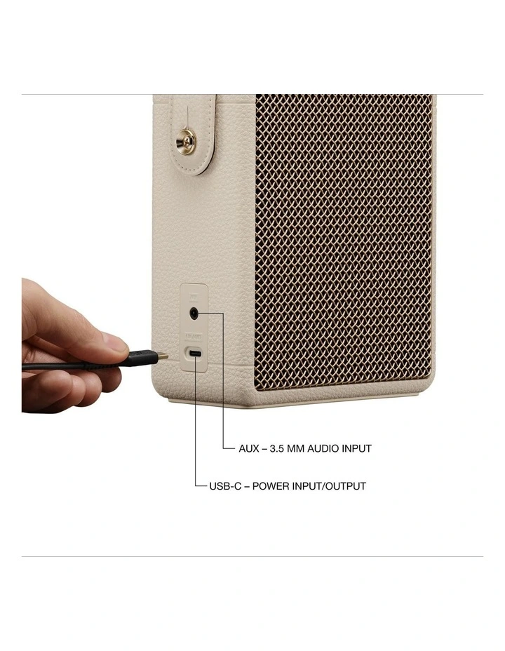 Stockwell III Bluetooth Speaker in Cream 256745 image 5