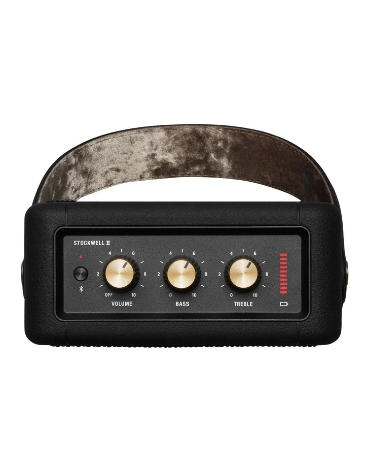 Stockwell II Black/Brass Portable Bluetooth Speaker image 4