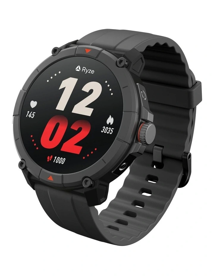 Trek RZ-WAEA Smartwatch With Gps Black/Red image 1
