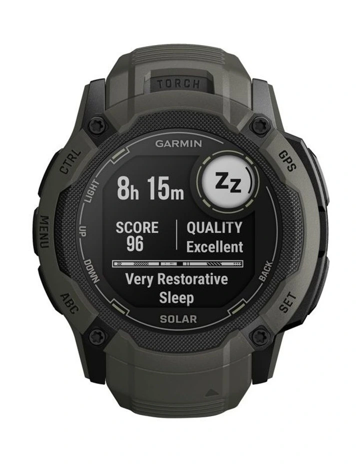 Instinct 2X Solar GPS Smartwatch in Moss image 3