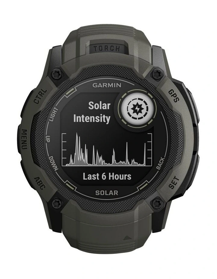 Instinct 2X Solar GPS Smartwatch in Moss image 4