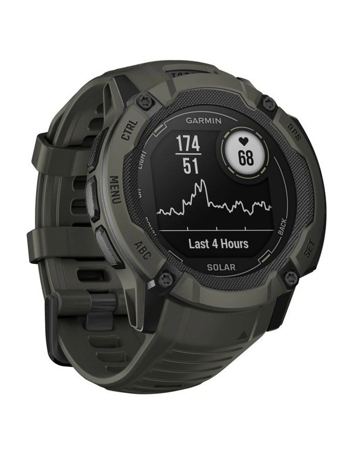 Instinct 2X Solar GPS Smartwatch in Moss image 5
