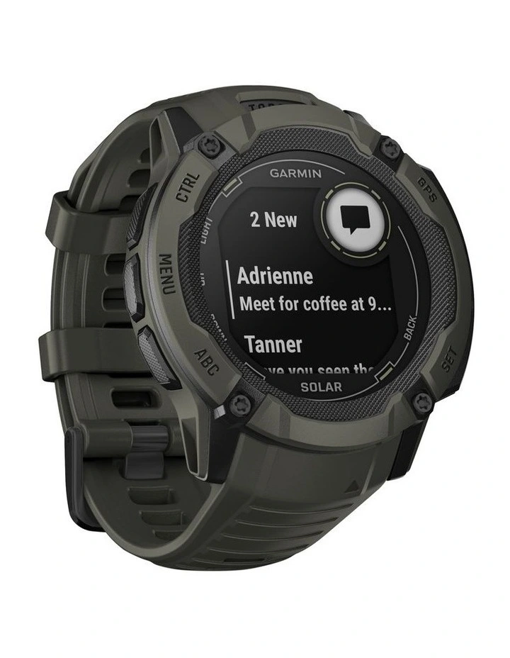 Instinct 2X Solar GPS Smartwatch in Moss image 6