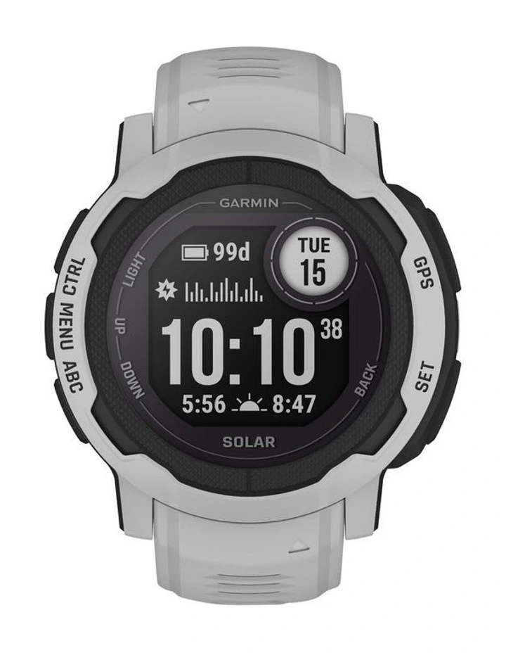Instinct 2 Solar GPS Smartwatch in Mist Grey image 3
