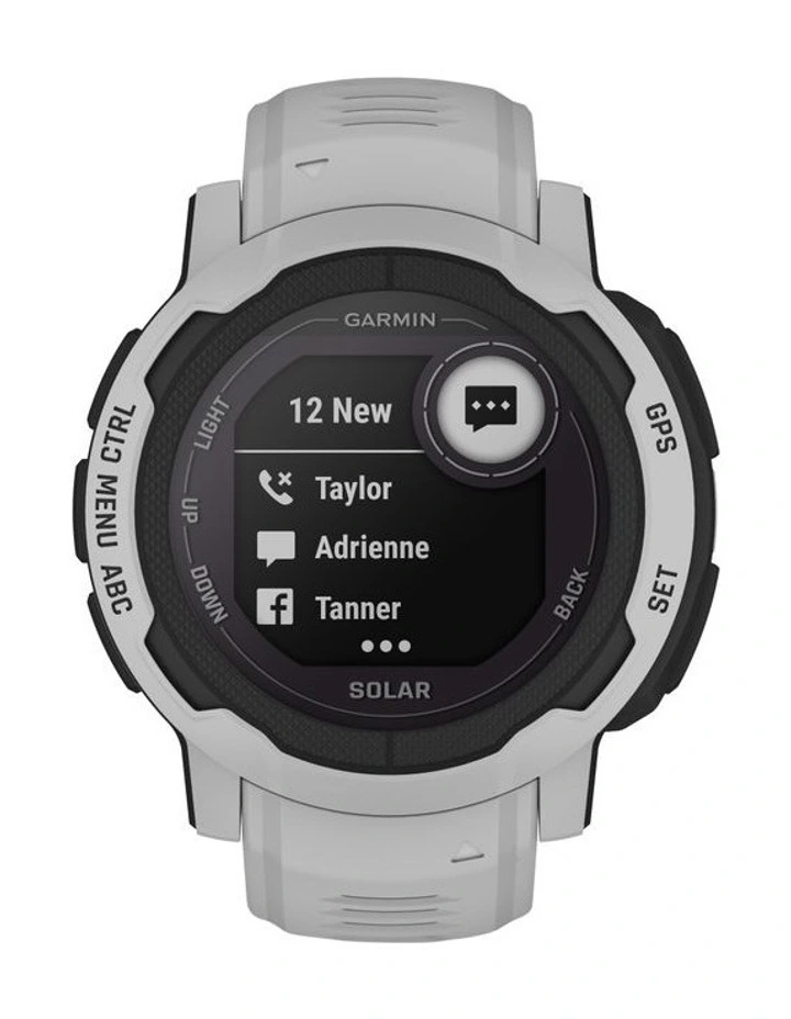 Instinct 2 Solar GPS Smartwatch in Mist Grey image 4