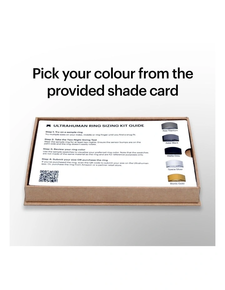 Ring Air Swatch Sizing Kit 170102 in Beige image 5