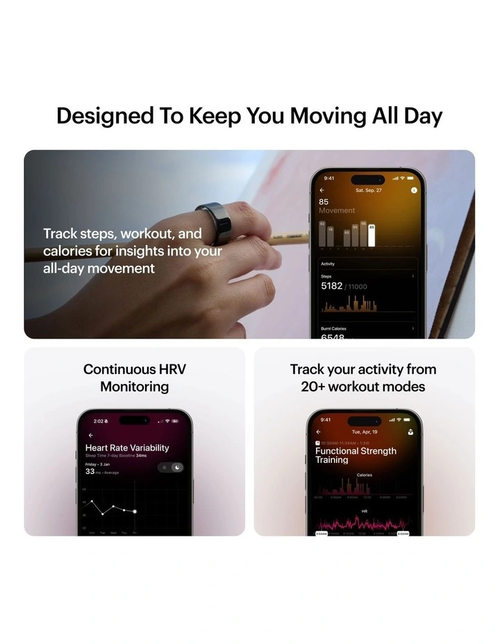 170108 Ring Air Size 11 in Aster Black image 6