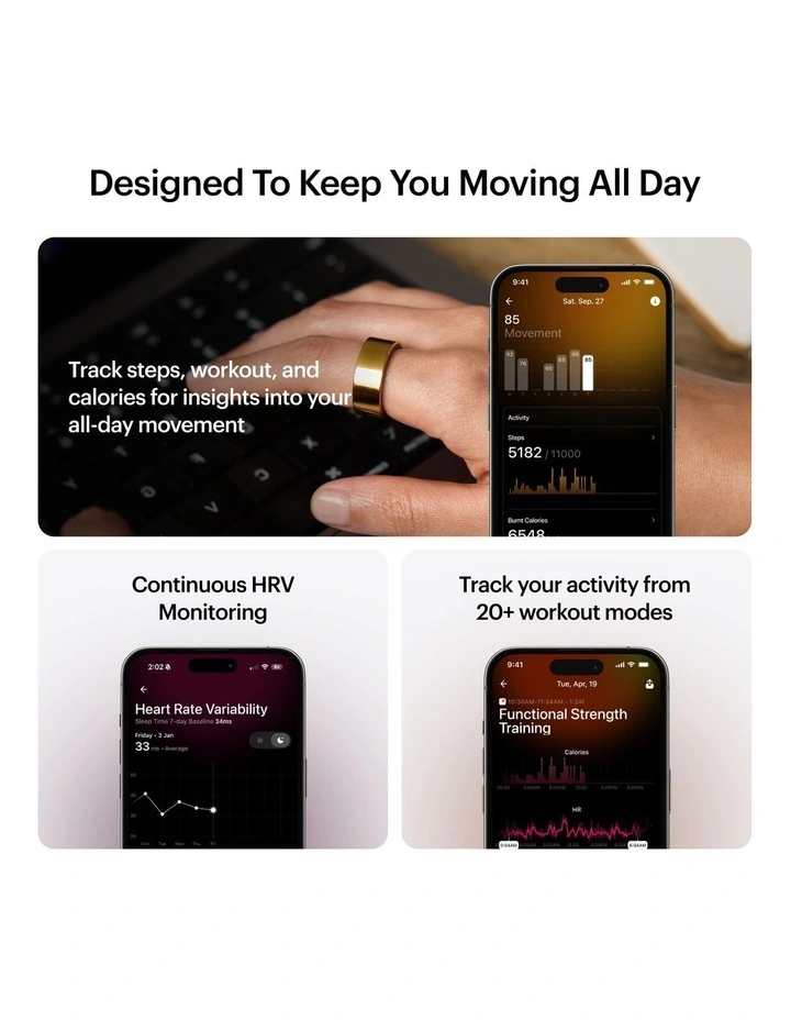 170114 Ring Air Size 07 in Gold image 6