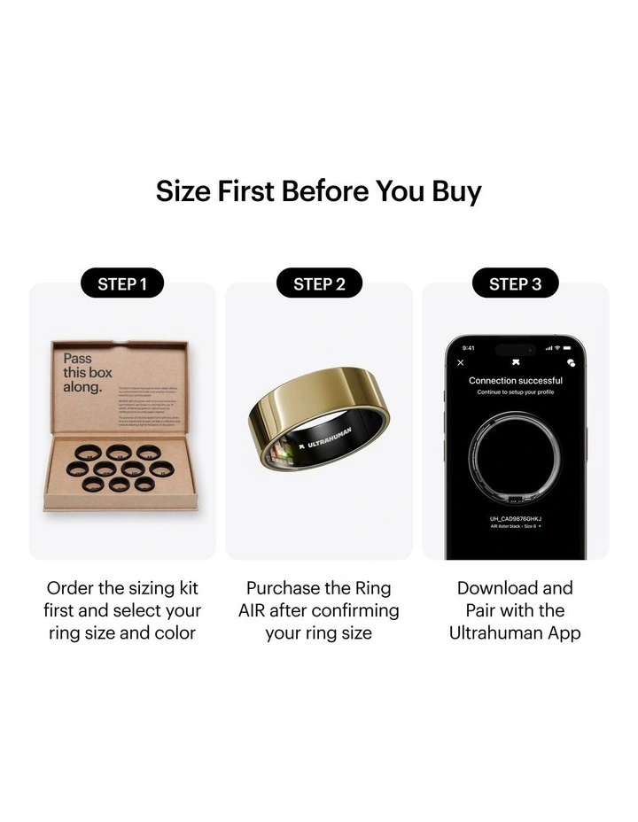 170120 Ring Air Size 13 in Gold image 2