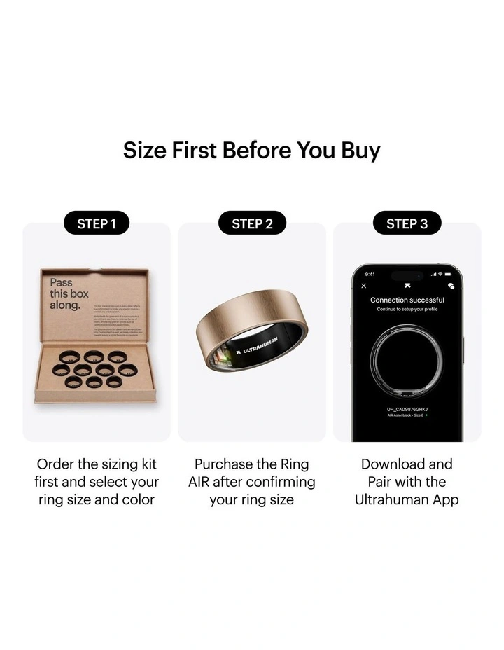 170790 Ring Air Size 05 in Brushed Rose Gold image 2