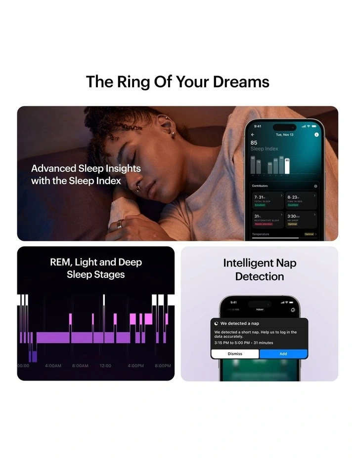 Ring Air Size 06 in Matt Grey 170133 image 5