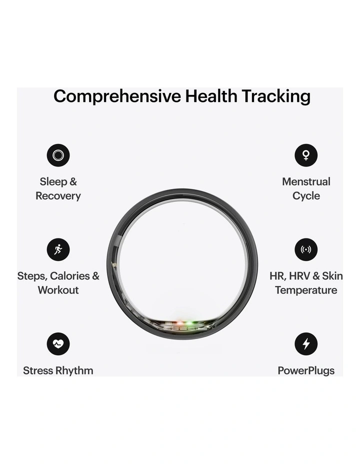 Ring Air Size 08 in Matt Grey 170135 image 3