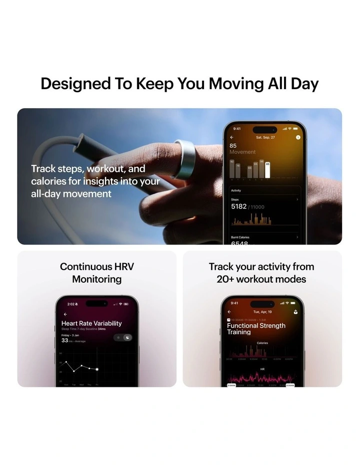 Air Ring Size 07 170144 in Raw Titanium image 6