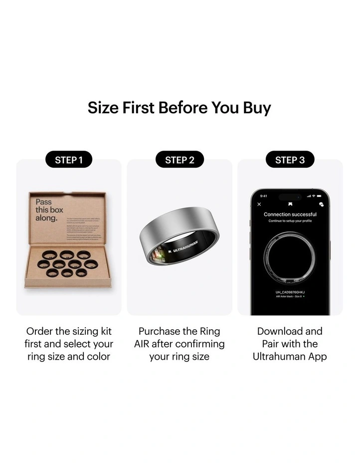 Air Ring Size 12 170149 in Raw Titanium image 2