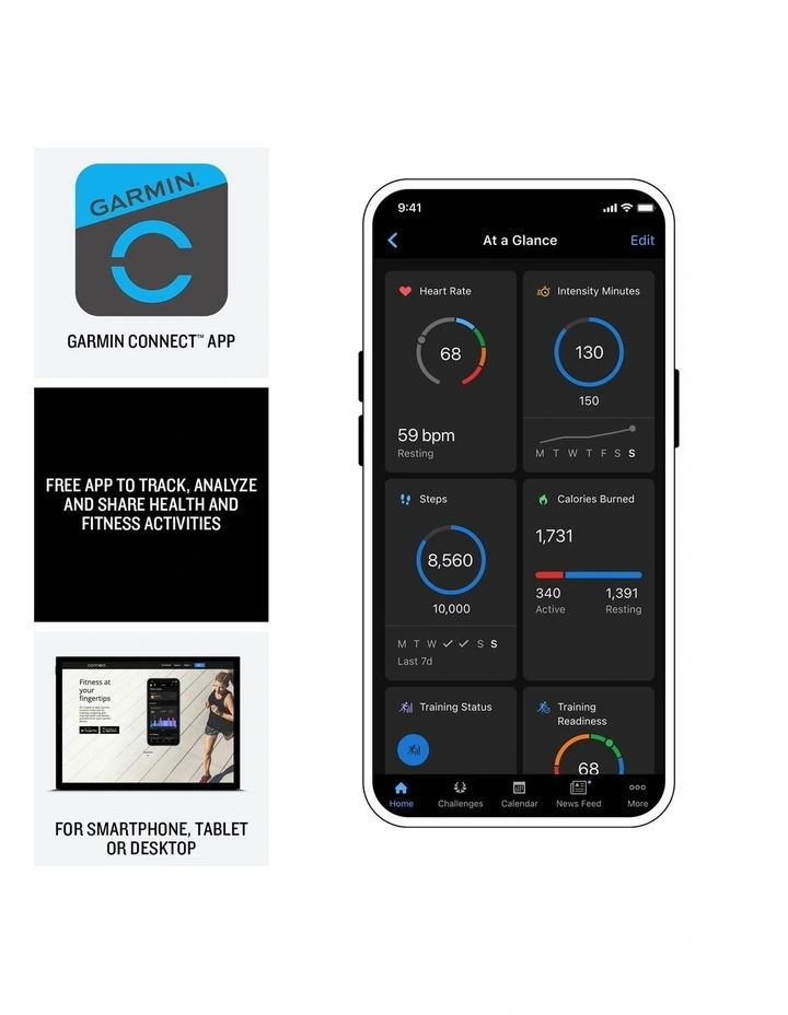 Instinct Crossover Amoled with Cocoa Silicone Band 010-03398-01 in Bronze/Sunburst image 5