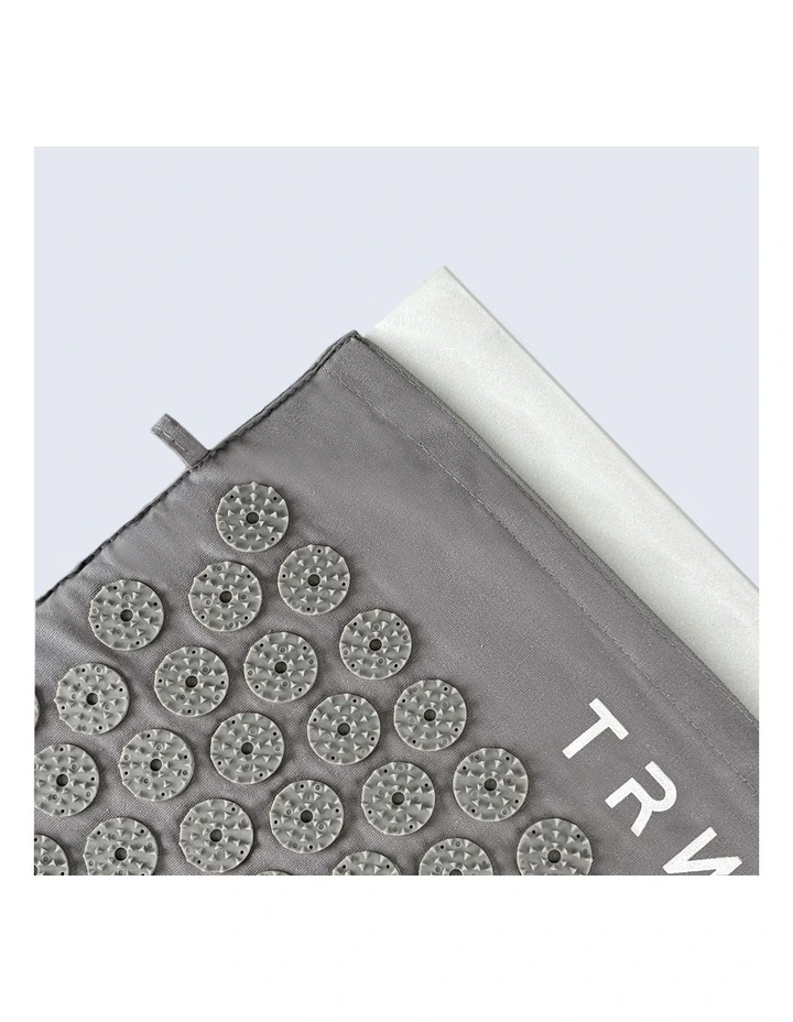Acupressure Mat And Pillow Set in Grey image 4