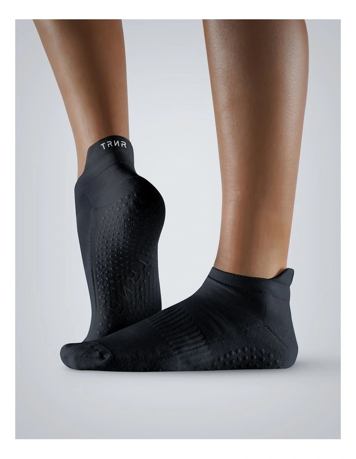Ankle Grip Socks Medium-Large in Black image 2