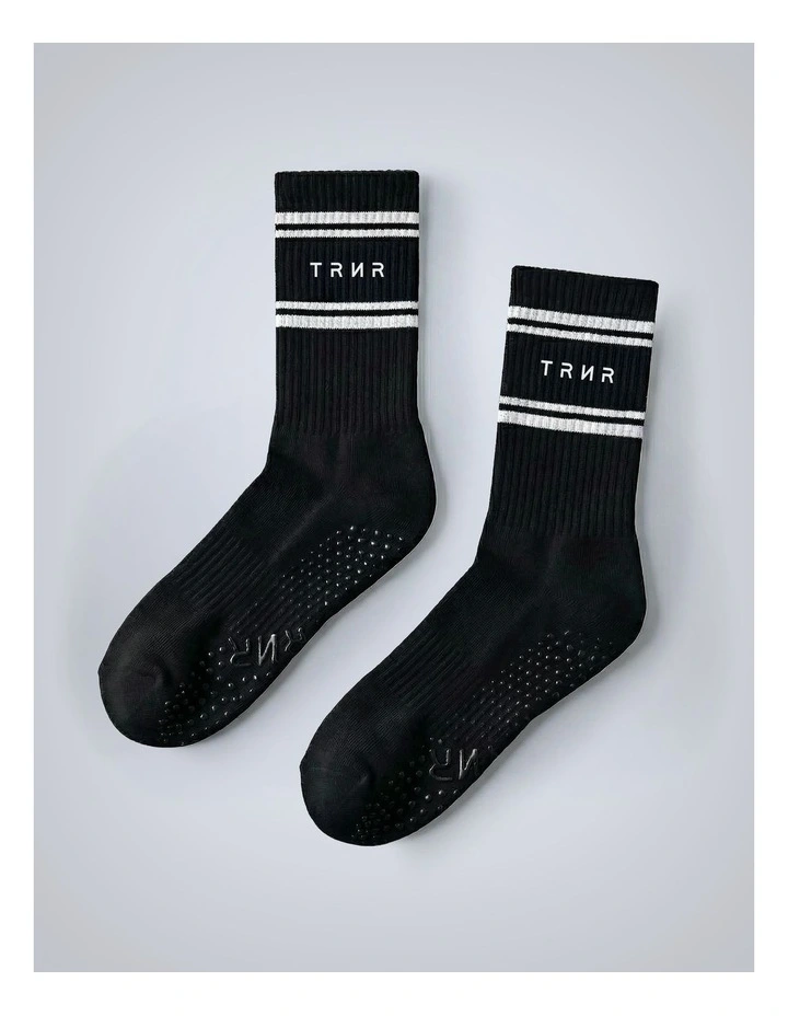 Crew Grip Socks Small-Medium in Black image 1