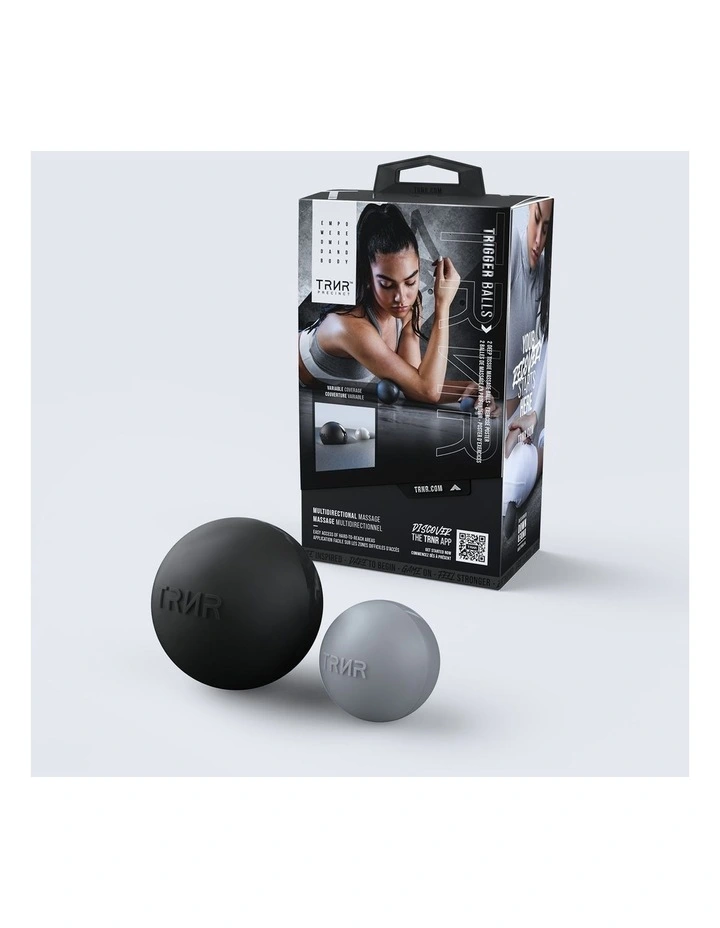 Trigger Massage Balls in Black/Grey image 1