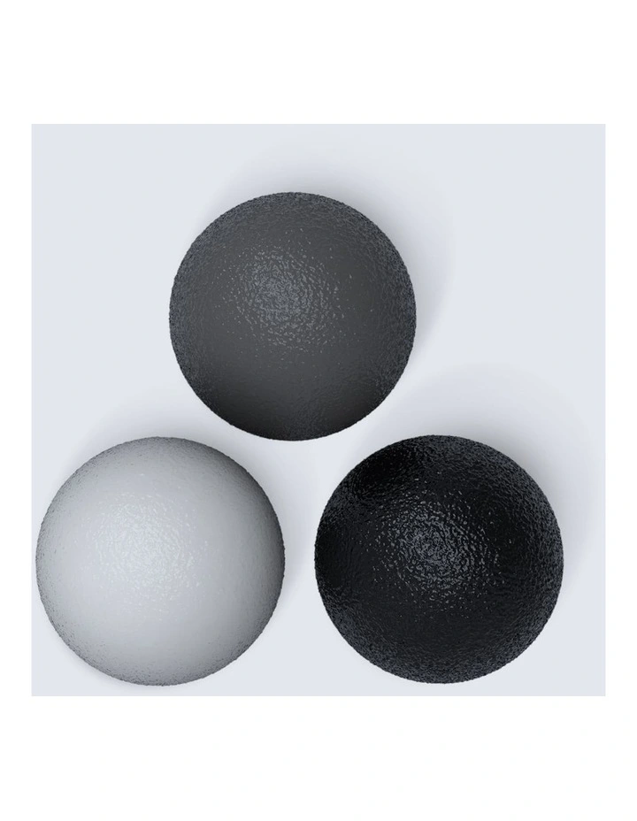 Hand Therapy Gel Balls in Black-Dark Grey-Light Grey image 4