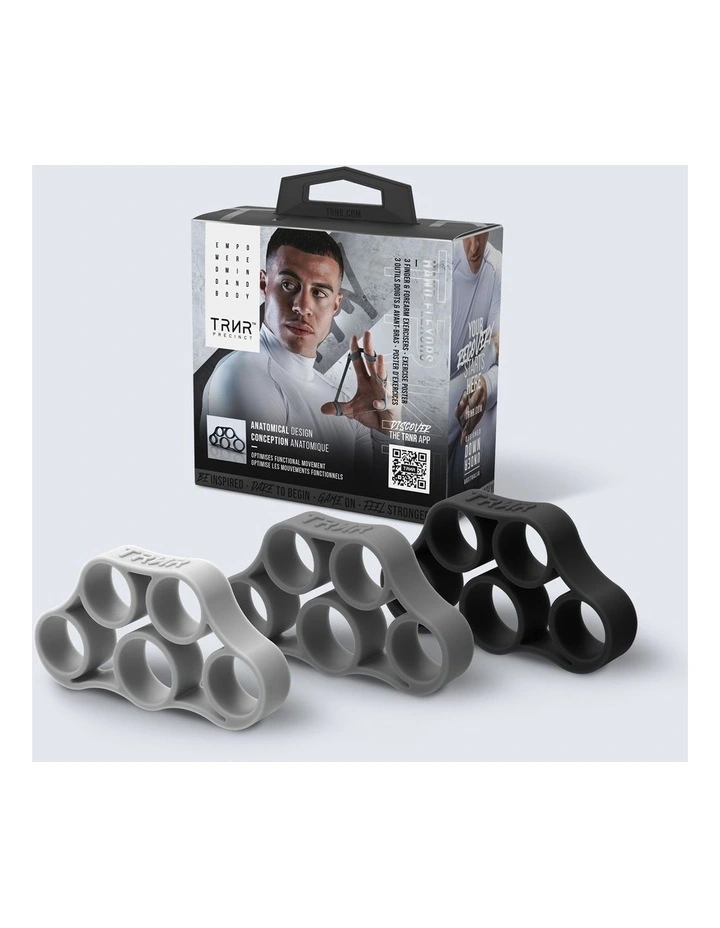 Hand Therapy Flexors in Black-Dark Grey-Light Grey image 1