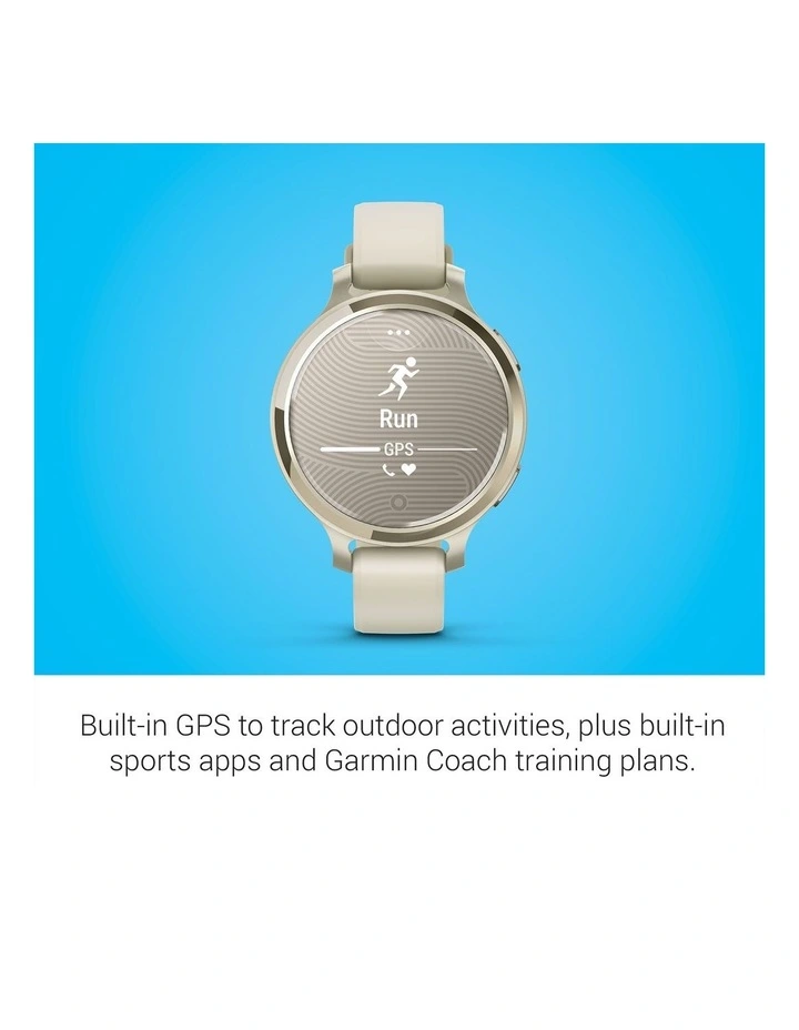 Lily 2 Active Smartwatch With Silicone Band in Bone image 4
