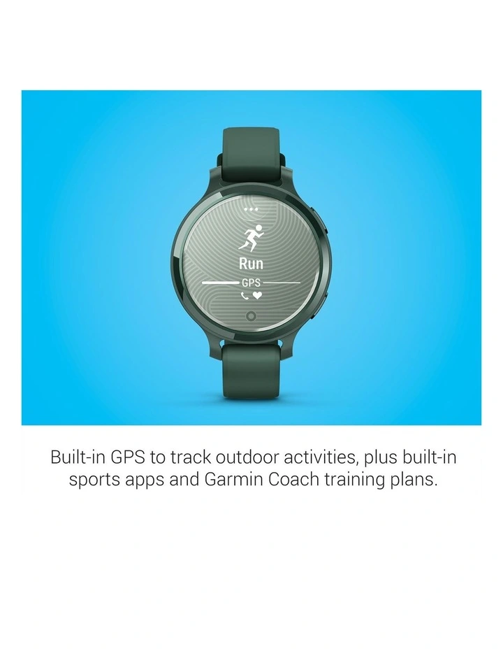 Lily 2 Active Smartwatch With Silicone Band in Green image 4