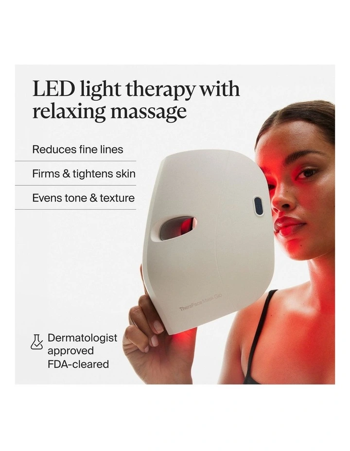TheraFace Mask GLO in White TF0004349-6A20 image 3