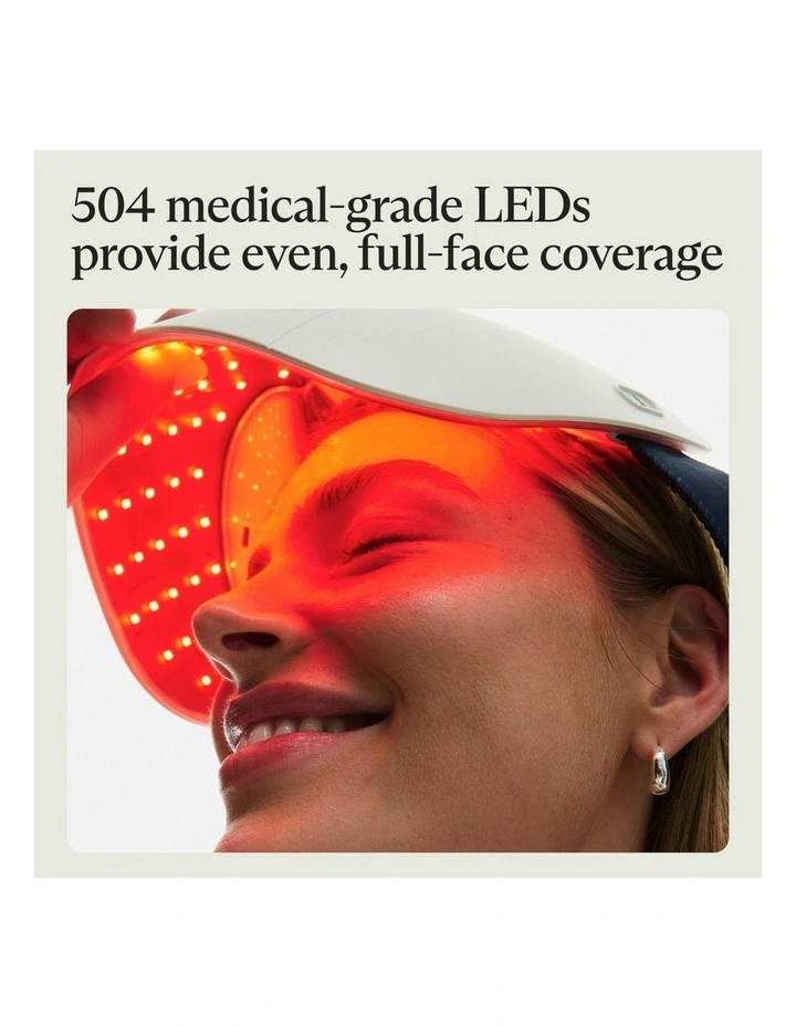TheraFace Mask GLO in White TF0004349-6A20 image 4