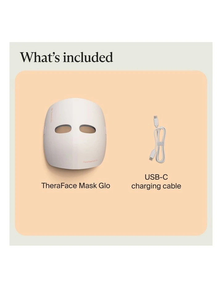 TheraFace Mask GLO in White TF0004349-6A20 image 7