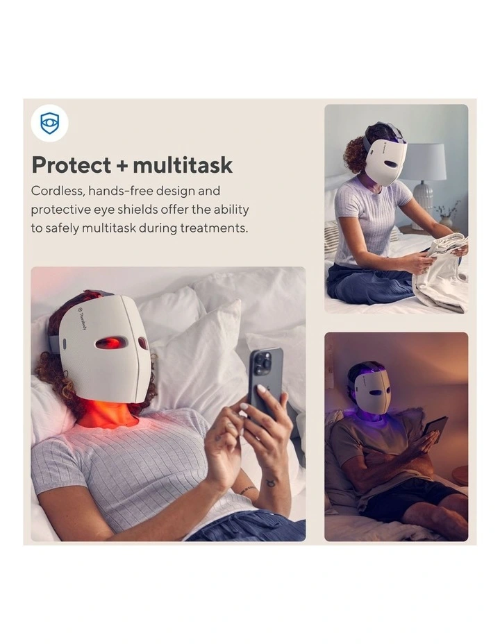 TheraFace Mask in White TF03991-01 image 6