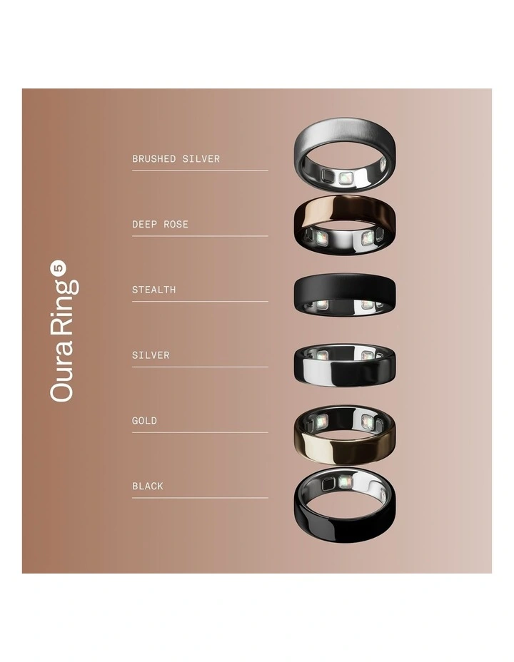 Oura Ring 5 in Deep Rose, JZ90-63469-06 image 7