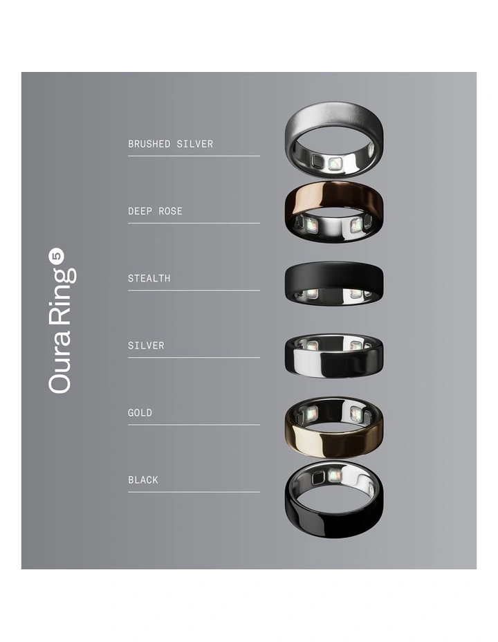 Oura Ring 5 in Silver, JZ90-61403-06 image 7
