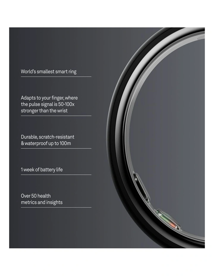 Oura Ring 5 in Stealth, JZ90-61620 image 2