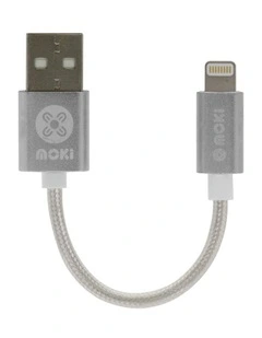 Braided Pocket Lighting SynCharge Cable Silver