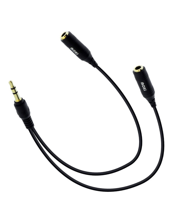 3.5mm Splitter Cable Black