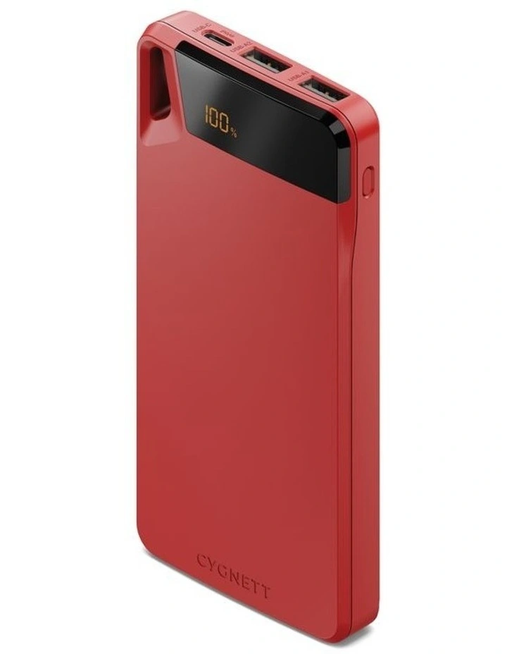 ChargeUp Boost Gen4 10K Powerbank in Red image 1
