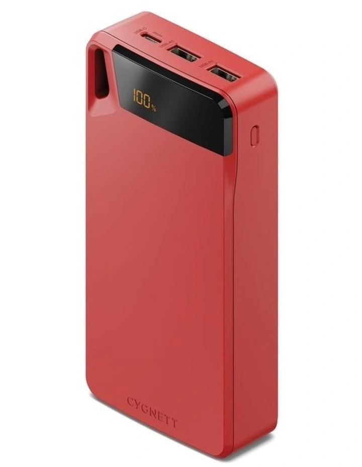 ChargeUp Boost Gen4 20K Powerbank in Red image 1