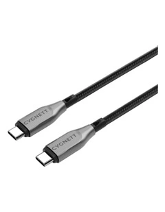 USB C to USB C Cable 1M in Black CY4674PCTYC