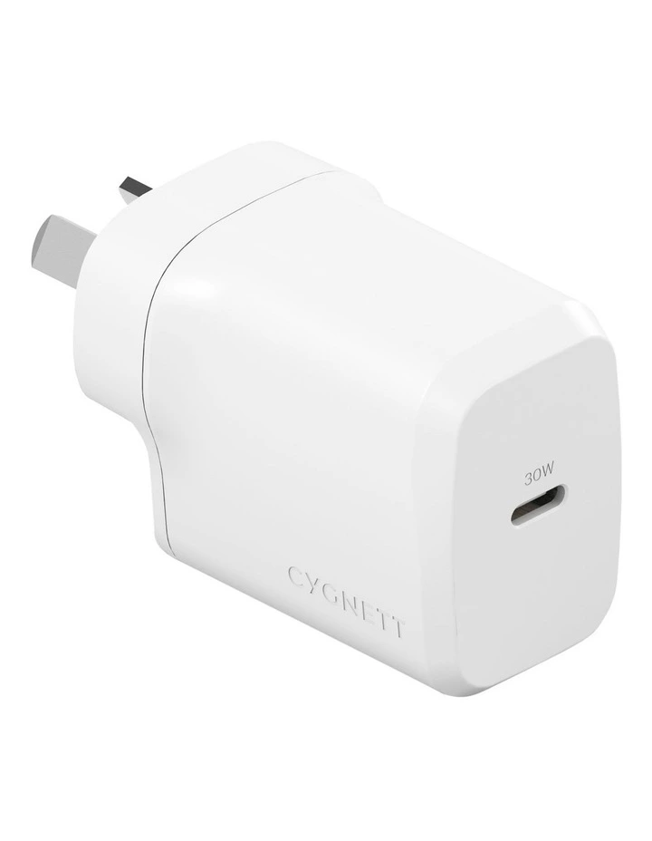 PowerPlus 30W USB in C Wall Charger CY4736PDWCH in White image 1