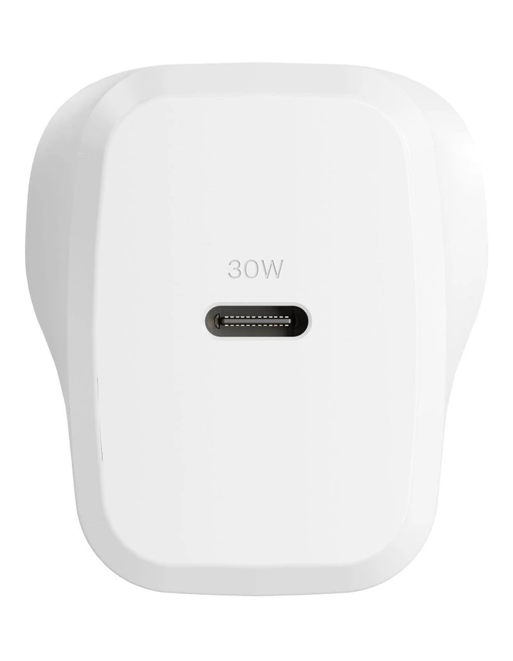 PowerPlus 30W USB in C Wall Charger CY4736PDWCH in White image 3