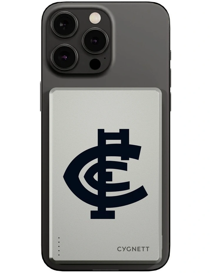 5k Slim Mag Carlton Blues Power Bank image 2
