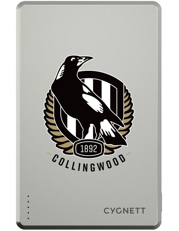 5k Slim Mag Collingwood Magpies Power Bank image 1