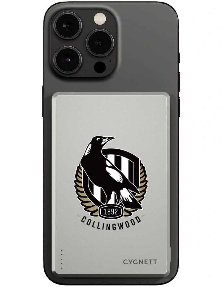 5k Slim Mag Collingwood Magpies Power Bank image 2