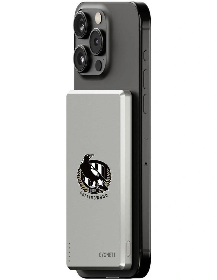 5k Slim Mag Collingwood Magpies Power Bank image 3