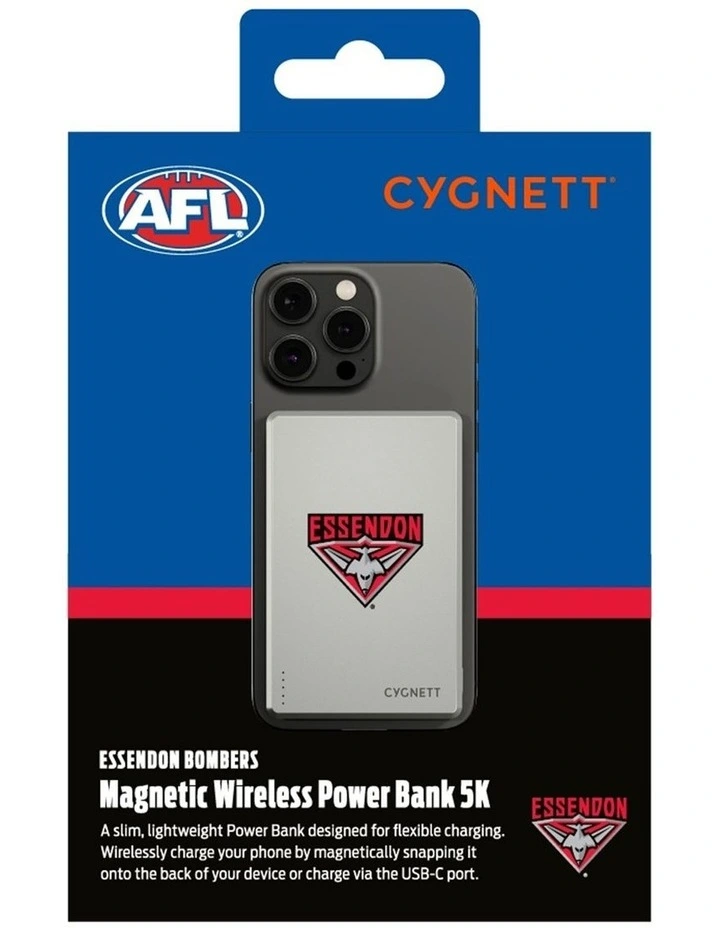 5k Slim Mag Essendon Bombers Power Bank image 6